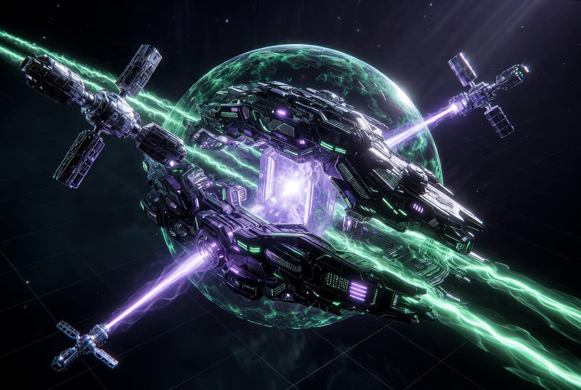 Cybersecurity digital fortress visualization | CyberTechVault